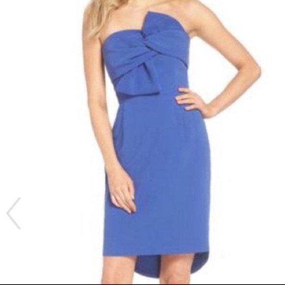 Strapless knot-detail cocktail dress - Picture 5 of 12